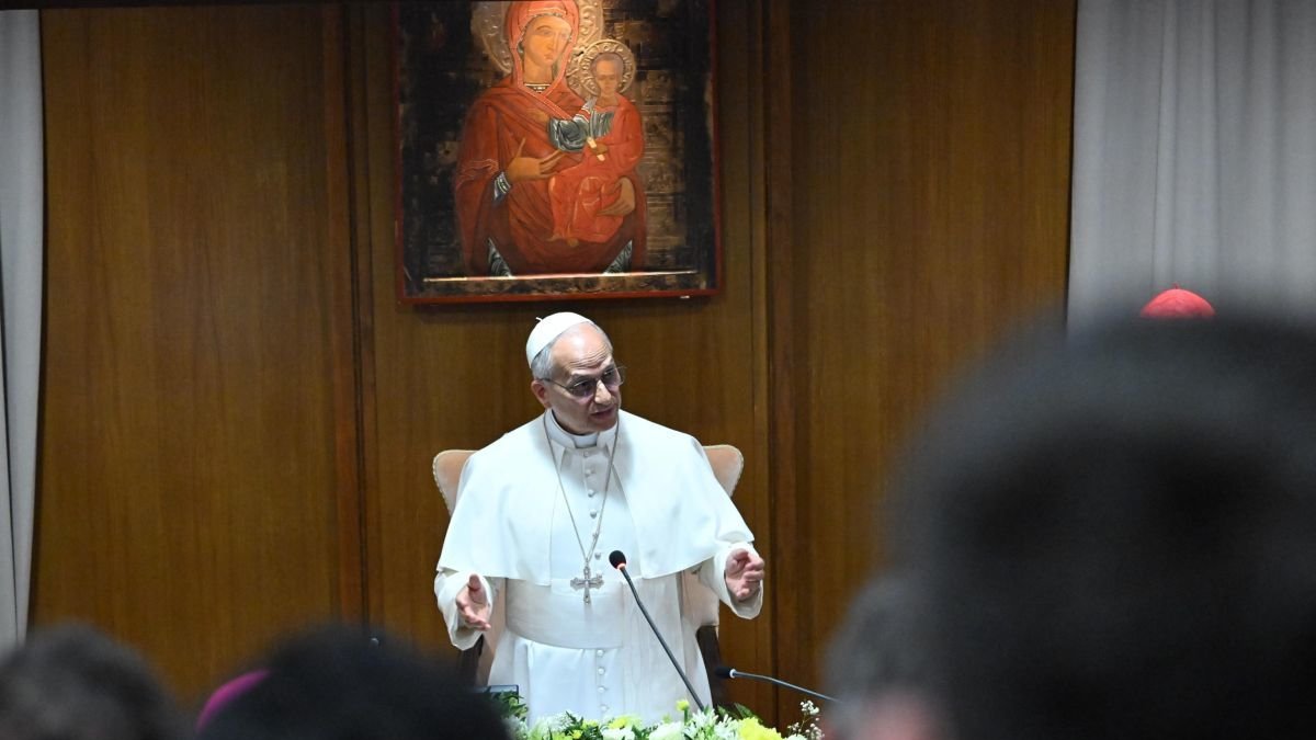El Papa, ayer en la presentación de la Encíclica.