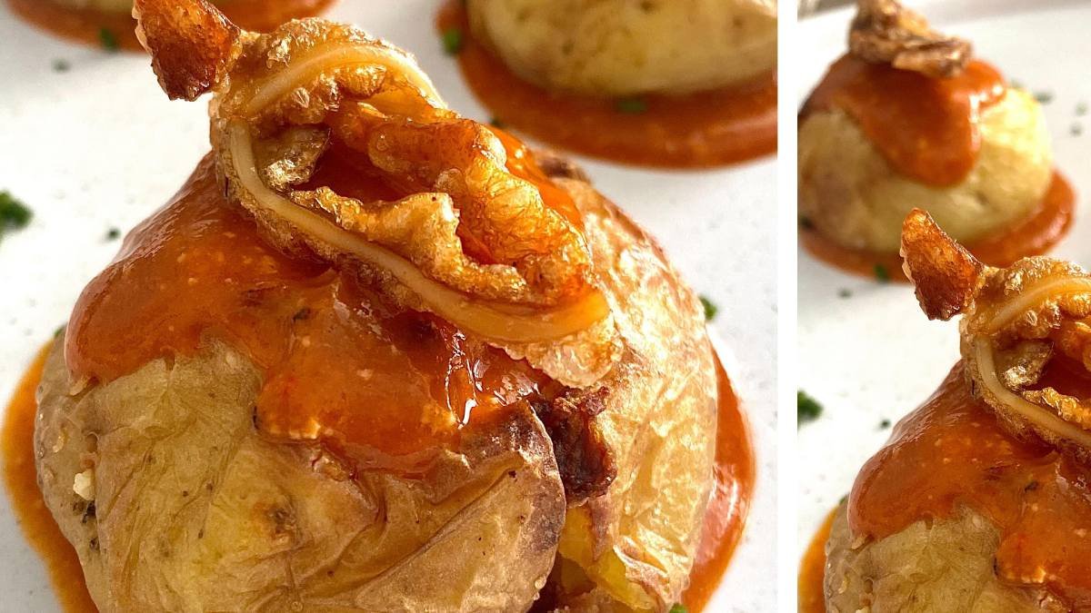 La brava leonesa combina patata rota, salsa intensa y torrezno de oreja en una de las versiones más comentadas de las patatas bravas