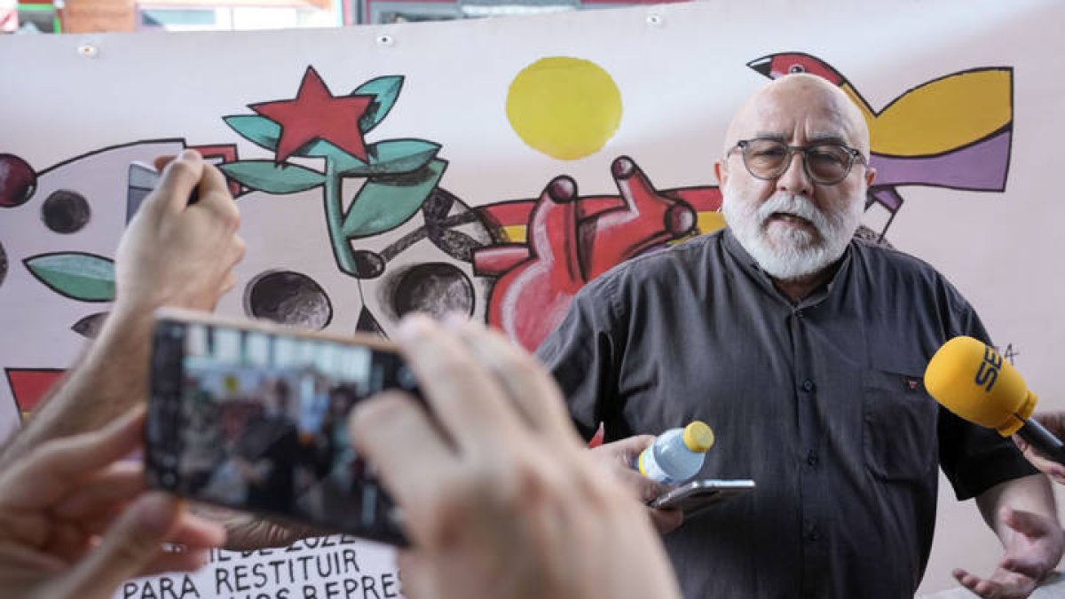 El pintor, hoy en Valladolid.