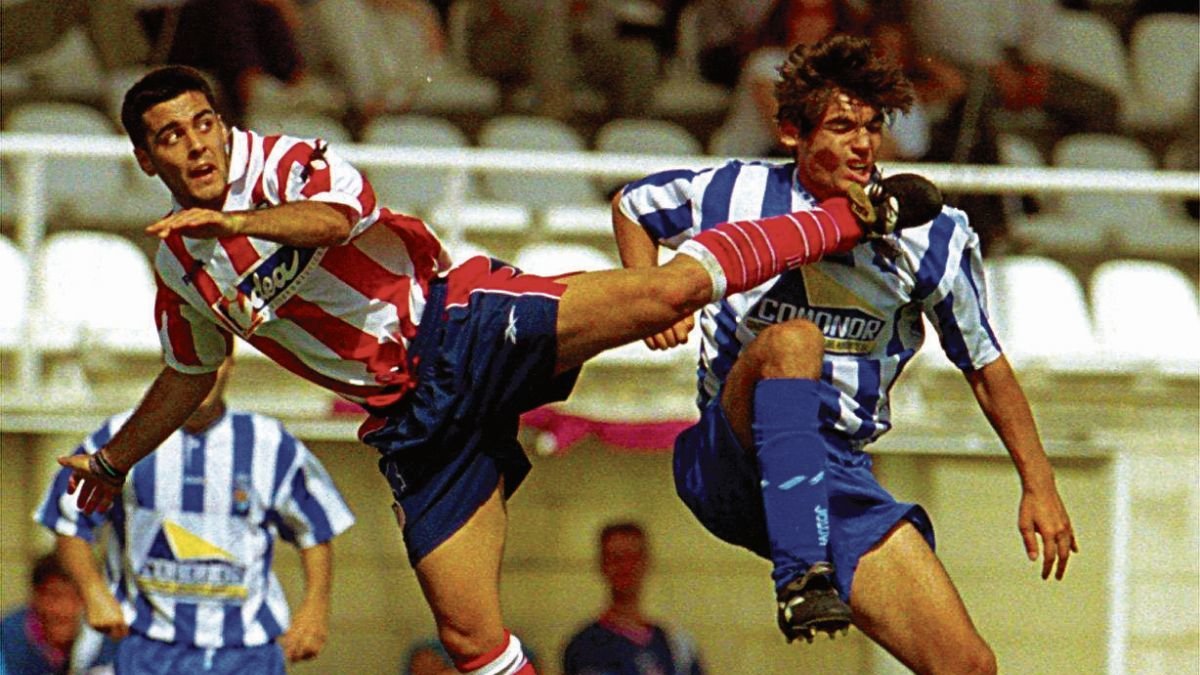 La Deportiva ganó 0-1 en septiembre del 2000 al Atlético B, única vez que le ganó en su campo.
