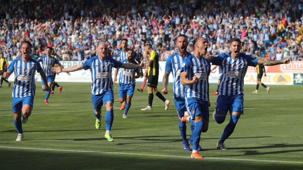 El último ascenso se produjo en el 2019 contra el Hércules.