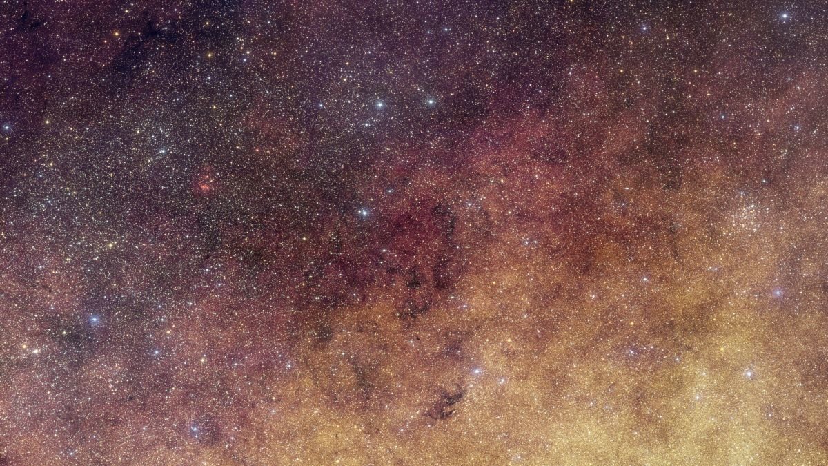 Detalle de la imagen tomada por el telescopio Euclid de la Vía Láctea, el 23 de marzo de 2025.
