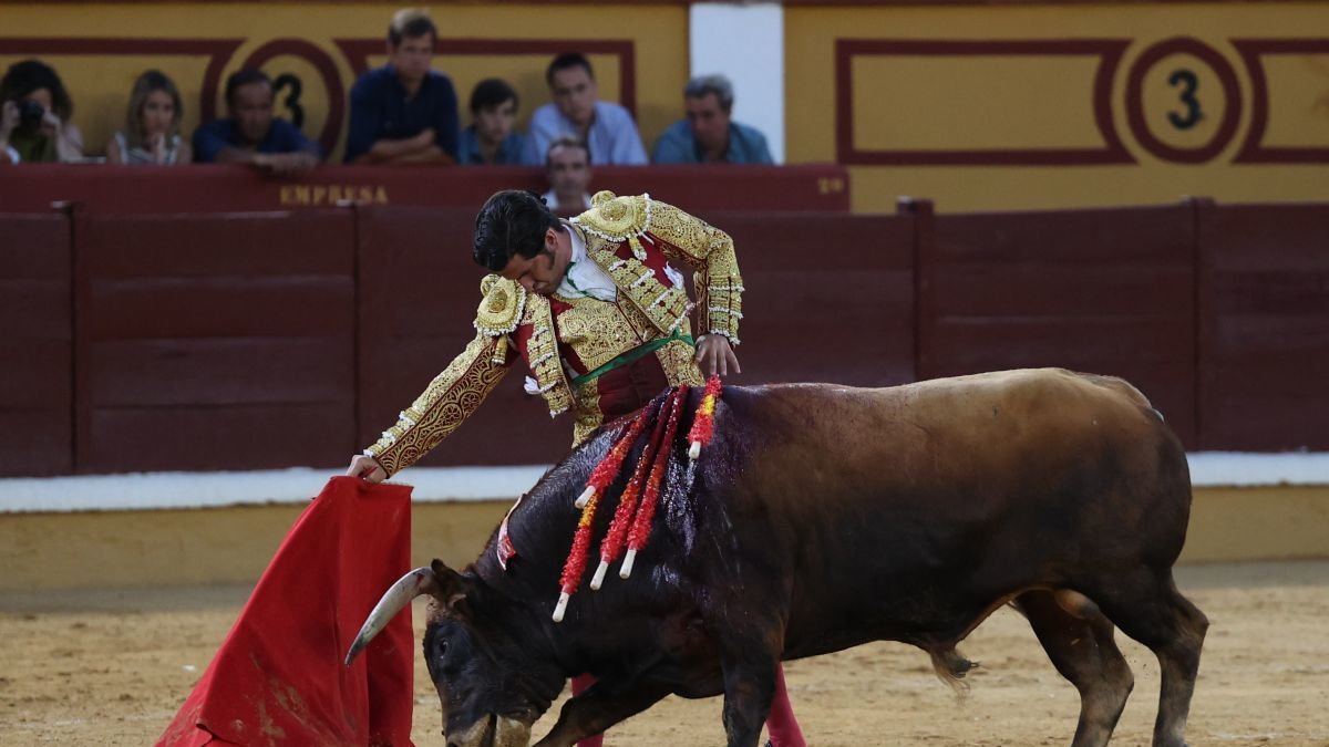 Morante, en acción este pasado miércoles en Badajoz.