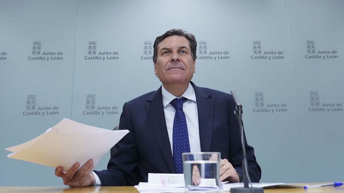 Carlos Fernández Carriedo, durante una rueda.