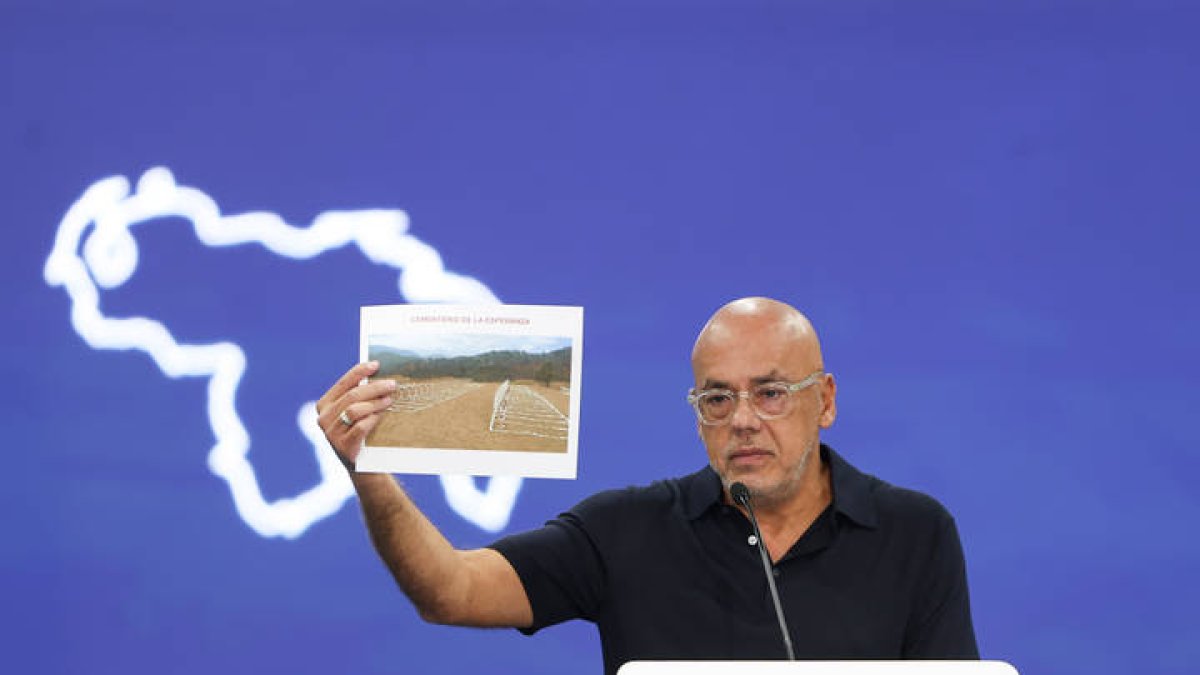El presidente del Parlamento, Jorge Rodríguez