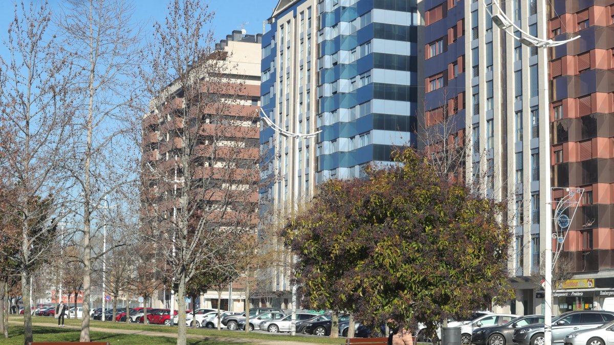 Vecinos del Boulevard de la Rosaleda en imagen de archivo