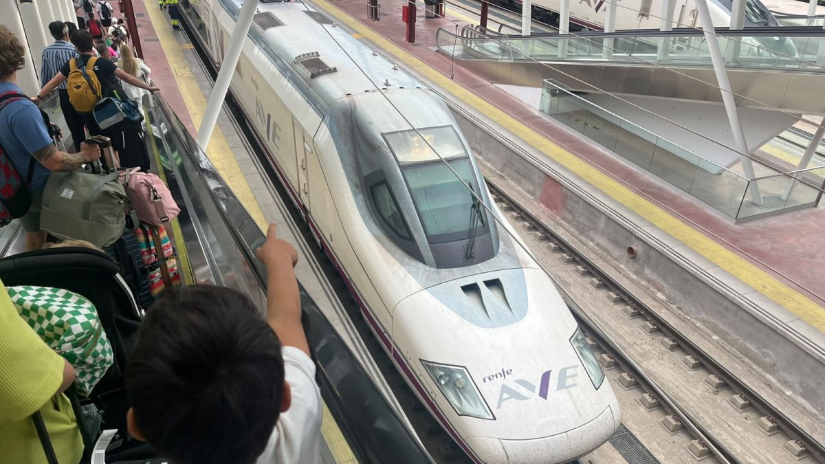 Interrumpen la circulación entre León y Levante por la presencia de una persona en la vía en Madrid