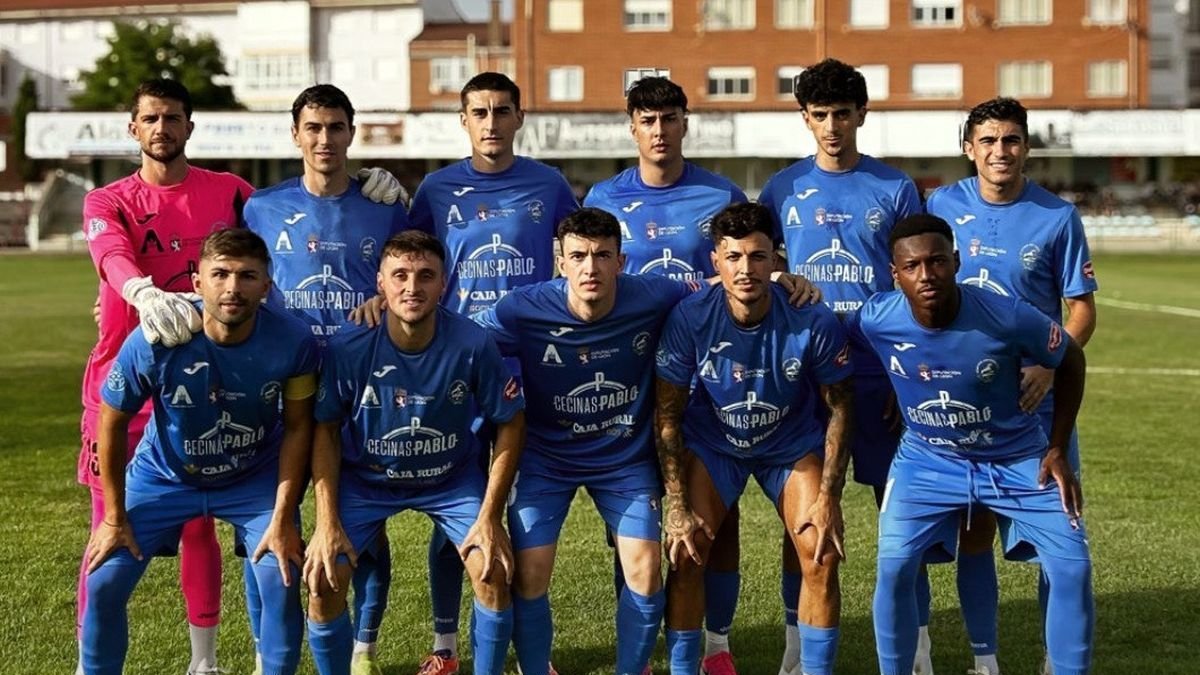 Once inicial del Atlético Astorga ante el Fabril.