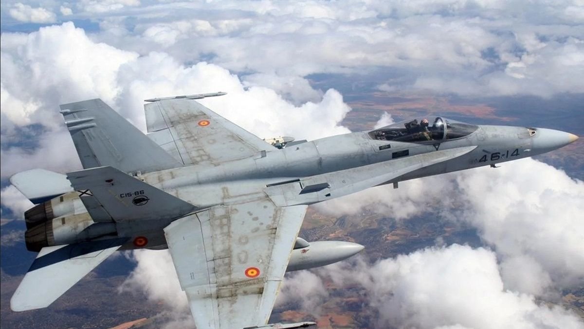Los cazas españoles que participaron en la operación están bajo mandato de la Otan.