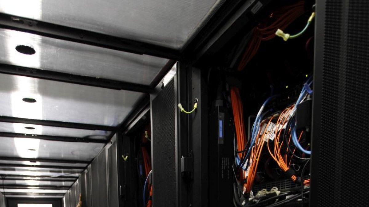 Imagen del supercomputador de León.