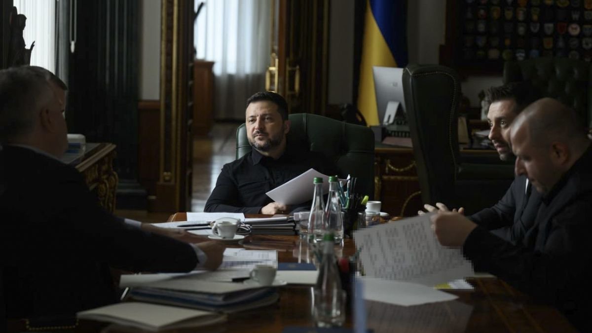 Steve Witkoff y Jared Kushner con Zelenski.