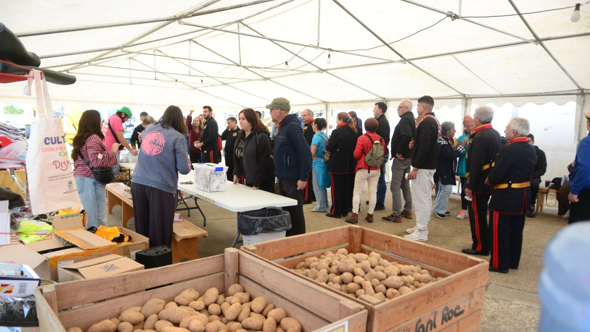Riego de la Vega abre su feria de productos autóctonos con la patata como protagonista