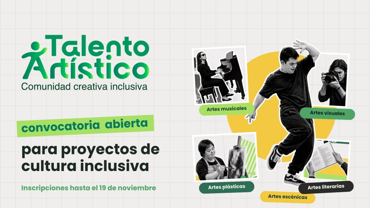 Fundación Eurocaja Rural y Plena inclusión abren la segunda convocatoria de 'Talento Artístico' para impulsar proyectos de cultura inclusiva