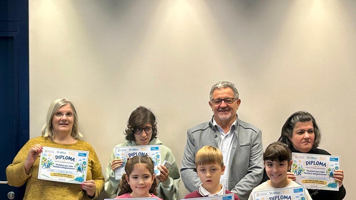 Ponferrada entrega los premios del concurso de dibujo de la Semana Europea de la Movilidad 2026