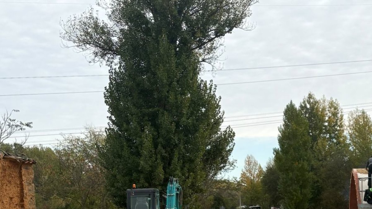 Murias de Rechivaldo pavimenta una de sus calles