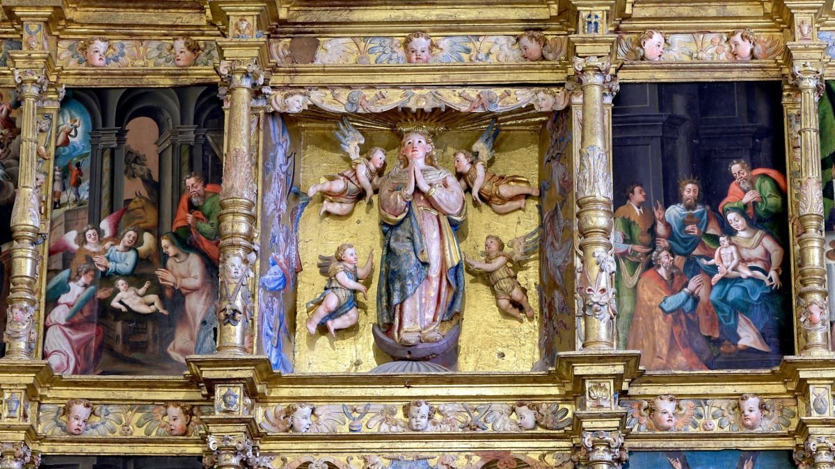 Y el retablo se hizo vídeo