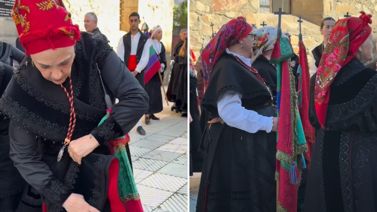 El traje de berciana de gala, pieza a pieza: los guiños ocultos de la indumentaria tradicional