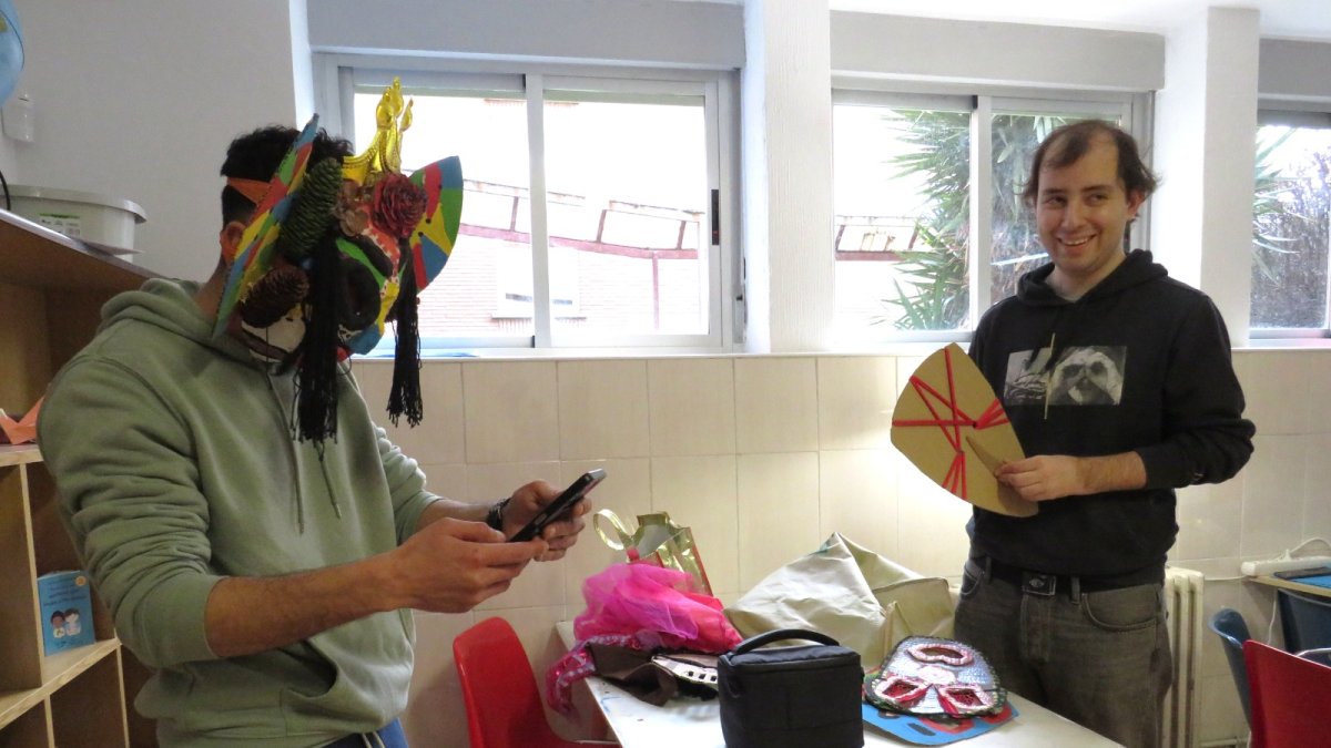 Un momento de la grabación de 'Lo que no cabe en cuadro'
