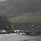 Tráfico en la carretera N630 debido al derrumbamiento de la autopista AP-66.