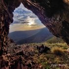 Vista de las montañas que se verían afectadas por los parques eólicos de Repsol.