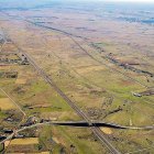 Una imagen cenital del erial que mantiene Torneros lejos del proyecto de la plataforma.