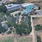 Una imagen por ordenador de la Escuela de Ingeniería Agraria y Forestal de la Universidad de León que cuenta con 16 hectáreas. DL