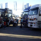 Celebración de la fiesta de los camioneros en la provincia de León.