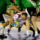 El pivote andaluz Rafa Baena demostró que cuando le llega un balón es letal.