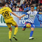 Álvaro Antón podría jugar con la nariz rota. ANA F. BARREDO