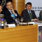 Pablo Junceda, Jorge Revenga, Pablo R. Lago y Fernando Salguero, en la presentación del libro.