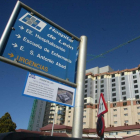 Vista del complejo hospitalario de León, a donde fue derivado el paciente berciano.