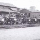 Primeros tractores que llegaron a la feria coyantina en el año 1957 de la mano de Cecilio Marinelli.