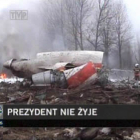 Imagen de la televisión rusa en la que se aprecia el estado en el que quedó el avión.