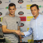 Presentación del nuevo jugador de la Deportiva