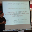 Javier Revilla intervino ayer en el curso de verano. DL