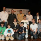 Las jóvenes promesas del ajedrez recibieron sus trofeos.