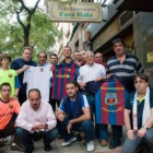 Las peñas del Barça de León se reunieron en Casa Rafa.