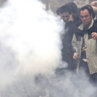 Mineros asturianos, leoneses y aragoneses se manifestaron frente al Ministerio de Industria.