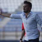 Rubén de la Barrera estuvo muy activo todo el partido. JESÚS