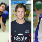 De izquierda a derecha Juan Castro, Jaime González y el brasileño Raúl Nantes.