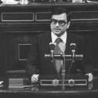 Martín Villa, en el Congreso de los Diputados. DL