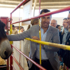 García Cirac en un momento de su visita a la Feria.