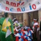 La comparsa del Colegio San Claudio durante la cabalgata infantil