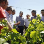 Miguel Martínez, en una reciente visita a Gordoncillo.