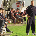 Raúl Longhi durante su etapa como técnico de la Cultural.