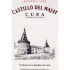 Etiqueta del vino cubano.