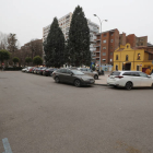 Imagen del estacionamiento frente a la capilla de Santa Nonia. RAMIRO