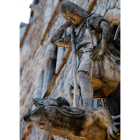 Detalle de la escultura de San Jorge.