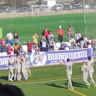 La afición deportivista estuvo bien representada en Madrid. DL