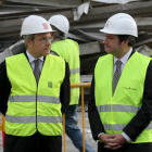 El presidente de la Generalitat, José Montilla, junto al alcalde de Barcelona, Jordi Hereu.